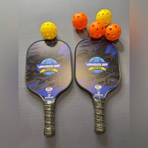 VINSGUIR Pickleball Paddles-USAPA Approved Fiberglass Pickleball Set of 2 Racket